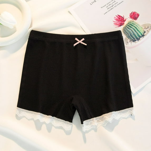 ATOGUTA Girls Bike Shorts Girl Under Dress Shorts Cartwheel Shorts Kids Safety Shorts Black, Size 1T-16