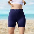thumbnail image 1 of ATOGUTA Girls Biker Shorts Kids High Waisted Yoga Dance Athletic Shorts Comfy Gymnastics Shorts Navy, Size 5-14 Years, 1 of 5