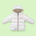 thumbnail image 1 of ATOGUTA Girls Boy Winter Parka Warm Winter Coat Windproof Rain Jacket Snow Coat White, Size 6M-6, 1 of 6