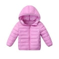 thumbnail image 1 of ATOGUTA Girls Down Coat Winter Down Coat Kids Warm Puffer Jackets Outerwear Comfy Parka Purple, Kids Jackets 4T-14, 1 of 4