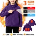 thumbnail image 1 of ATOGUTA Girls Heated Jacket Multiple Heating Zones Coat with 3 Heating Levels Winter Outdoor, 1 of 9