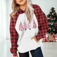 thumbnail image 1 of ATOGUTA Girls Hoodies Fleece Christmas Sweatshirts Fall Pullover Sweaters Winter Clothes Size 5T-15, Red, 1 of 5