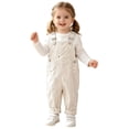 thumbnail image 1 of ATOGUTA Girls' Jumpsuit Kids Cute Casual Romper Baggy High Waist Fall Winter Clothes, 1 of 9