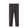 thumbnail image 1 of ATOGUTA Girls Leggings Size 2T-8 Kids High Waist Lounge Pants Active Dance Running Yoga Tights Brown, 1 of 1