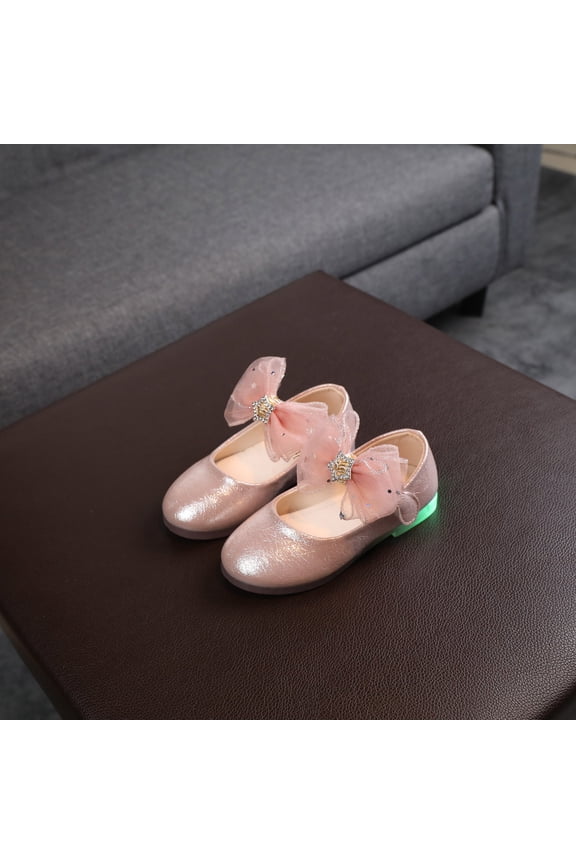 Girls Princess Shoes Princess Soft Non-slip Bow Star Pearl Summer Sandals