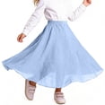 thumbnail image 1 of ATOGUTA Girls Skirt Casual High Waist Stretchy A-Line Skirts Soft Skorts Fashion Clothes Size 4T-15. Blue, 1 of 6