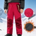 thumbnail image 1 of ATOGUTA Girls Snow Pants Boys Waterproof Hiking Pants Youth Winter Warm Fleece Lined Ski Snowpants, 1 of 9