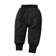 thumbnail image 1 of ATOGUTA Girls Snow Pants Girls Fleece Girls Active Joggers Soft Athletic Sweat Pants for Kids with Pocket Size 1T-10, Black, 1 of 5