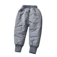 thumbnail image 1 of ATOGUTA Girls Snow Pants Girls Fleece Girls Active Joggers Soft Athletic Sweat Pants for Kids with Pocket Size 1T-10, Gray, 1 of 5
