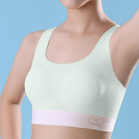 ATOGUTA Girls Sports Bra Crop Tops for Kids Training Bra Cute Crop Tops for Girls Cami Bra 12-15