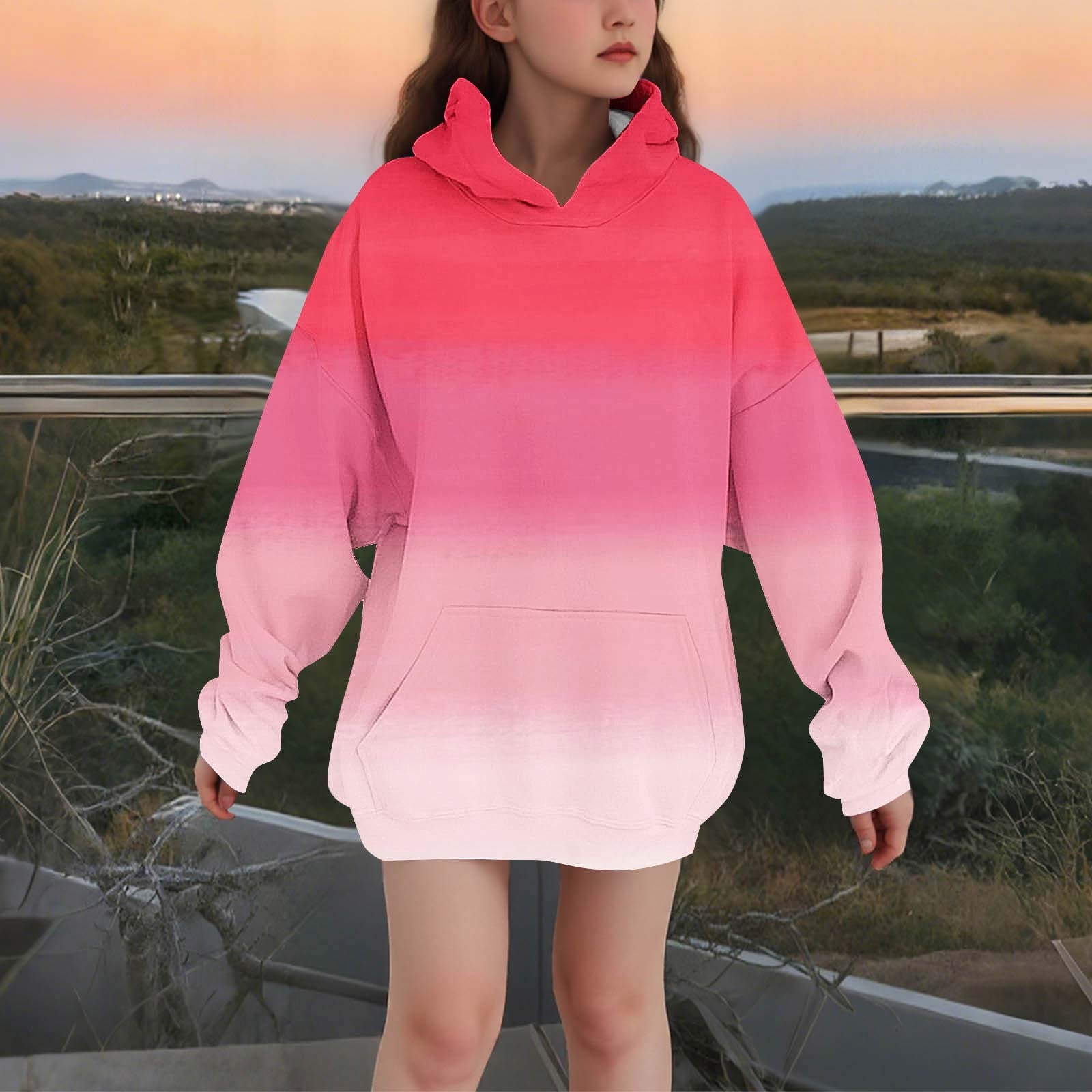 ATOGUTA Girls Sweatshirts Fall Winter Pullover Top Hoodie Kids Long ...