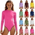 thumbnail image 1 of ATOGUTA Girls Swimsuit Long Sleeve Rash Guard Bathing Suit Beach Swimwear Swimming Set Size 2T-13, Hot Pink, 1 of 7