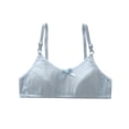 thumbnail image 1 of ATOGUTA Girls Training Bra Size 12-13 Years Underwear with Bra Pads and Adjustable Spaghetti Straps for Kids Blue, 1 of 6