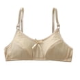 thumbnail image 1 of ATOGUTA Girls Training Bra Size 14-15 Years Underwear with Bra Pads and Adjustable Spaghetti Straps for Kids Beige, 1 of 6