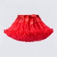 thumbnail image 1 of ATOGUTA Girls Tutu Skirt Layered Tulle Princess Dresses for Girls Birthday Dance Party Size 0-10, Red, 1 of 5