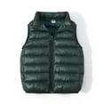 thumbnail image 1 of ATOGUTA Girls Winter Coats Puffer Vest Lightweight Waterproof Sleeveless Zip Up Outwear for Boys Girls Green, Size 2T-9, 1 of 6