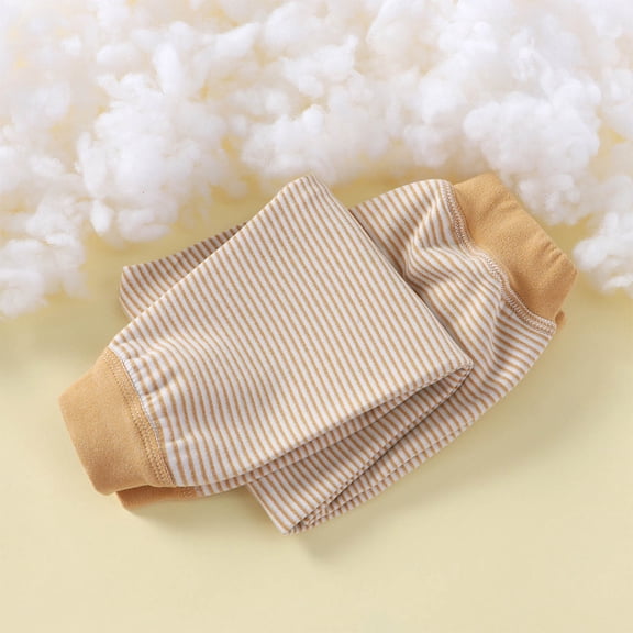 ATOGUTA Girls Winter Leggings Thick Thermal Tights Pants Soft Stretchy Leggings Size 2T-17, Khaki