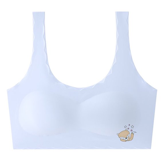 ATOGUTA Girls Wireless Bras Breathable Seamless Training Bras Sport Bra Daily Wear 12-15