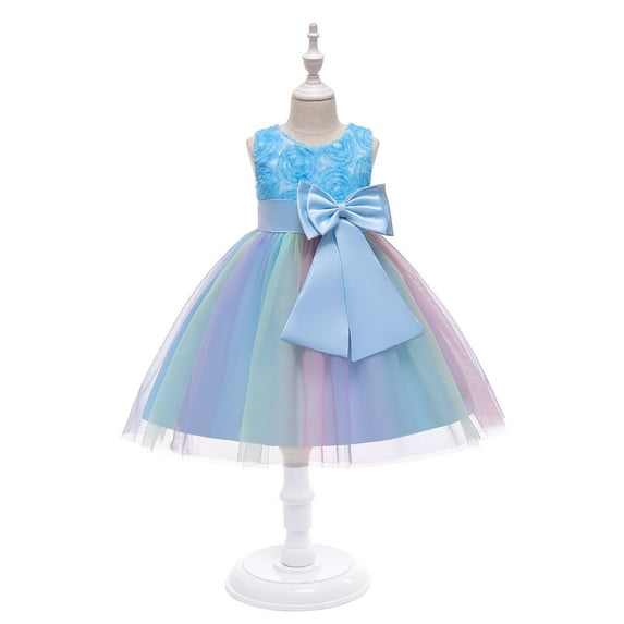 ATOGUTA Girls formal Dress Summer Savings New Flower Mesh Tutu Girl's Birthday Dresses, Sizes 2T-9