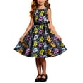 thumbnail image 1 of ATOGUTA Halloween Dress For Girls Sleeveless A Line Dress Flowy Tween Girl Party Dresses, Size 4T-14, 1 of 6