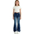 thumbnail image 1 of ATOGUTA Jean Palazzo Pants For Girls Long Bell Bottom Wide Leg Denim Pants Size 6-13, Blue, 1 of 6