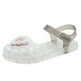 thumbnail image 1 of ATOGUTA Jelly Sandals Girls Soft Sole Princess Summer Dress Sandals Closed Toe Comfortable for Toddler Little Kid Big Kid Pink,Gold,Purple,Silver 0, 1 of 2