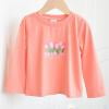 thumbnail image 1 of ATOGUTA Kid Long Sleeve Shirts Girl Soft Basic T-Shirts Top Kids Crewneck Fall Layering Tees Orange, Size 2T-12, 1 of 4