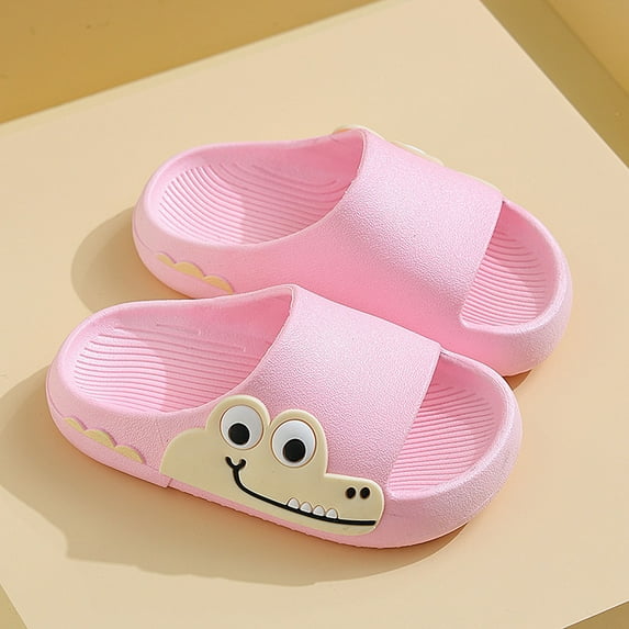 ATOGUTA Kid Slippers Unisex Child Slippers Non-slip Open Toe Shower Beach Slide Sandals