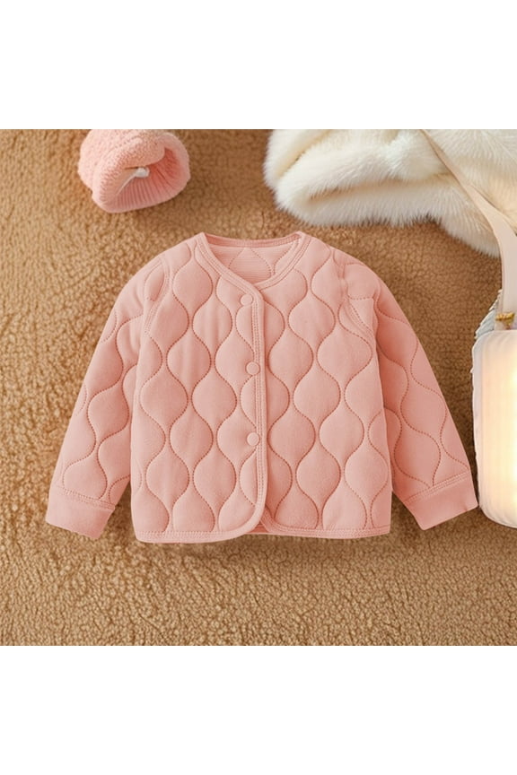 Kids Down Coats Size 1T-15 Boys Warm Inner Lining Jacket Inner Layer with Fleece Lining Thickened Outer Warm Jacket Pink