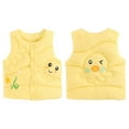 thumbnail image 1 of ATOGUTA Kids Ski Jacket Fleece Vest Sleeveless Outwear Lightweight Warm Jacket Yellow, Size 2T-10, 1 of 4