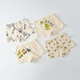 thumbnail image 1 of ATOGUTA Kids Underwear Boys 4 Pack Graphic Cute Print Cotton Seamless Boxer Briefs, Size 3T-8, 1 of 3