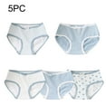thumbnail image 1 of ATOGUTA Kids Underwear Girls Size 14-17 Kids Breathable Comfort Panty Briefs Teen Undies Full Coverage Pack of 5, Multicolor, 1 of 6