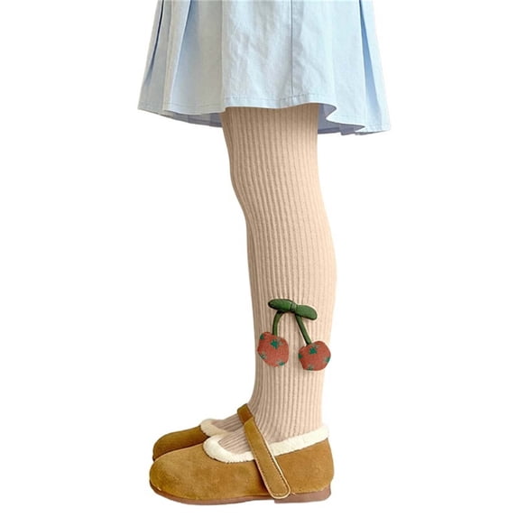 ATOGUTA Knit Tights for Girls Soft Dance Stockings Pantyhose for Under Dresses School Uniform