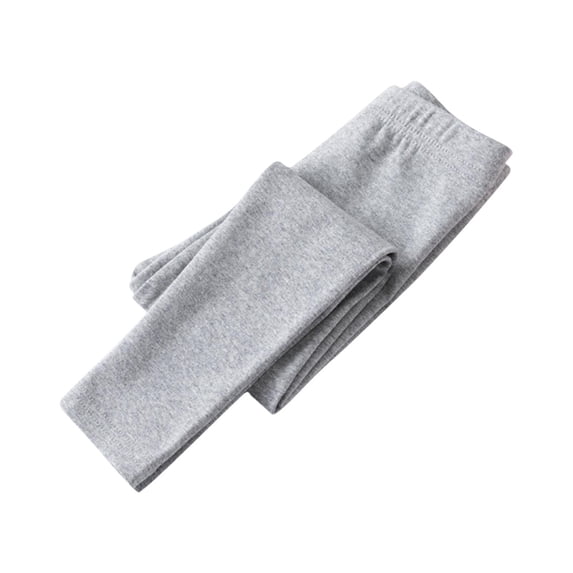 ATOGUTA Leggings for Girls Kids Winter Thick Warm Pants Fleece Pants Girls Gray, Size 1T-11