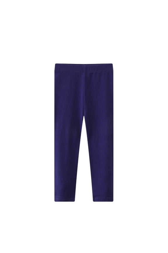 Leggings for Girls Size 2T-8 Kids High Waist Lounge Pants Active Dance Running Yoga Tights Navy