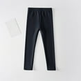thumbnail image 1 of ATOGUTA Leggings for Girls Size 3T-12 Basic Leggings Stretchy Leggings Footless Tight Pants Navy, 1 of 4