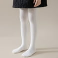 thumbnail image 1 of ATOGUTA Little Girls Tights Size 0-12 Soft Tights Ballet Uniform Student School Tight White, 1 of 3