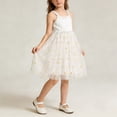 thumbnail image 1 of ATOGUTA Pageant Dresses for Girls Ruffle Tulle Tutu Dresses Cute Summer Party Princess Sundress Size 1T-10. White, 1 of 6