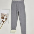 thumbnail image 1 of ATOGUTA Pants Boys Girls Size 6-16 Elastic Waist Thermal Lined Pants for Kids Gray, 1 of 3