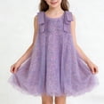 thumbnail image 1 of ATOGUTA Pretty Dresses for Girls Ruffle Tulle Tutu Dresses Cute Summer Party Princess Sundress Size 2T-10. Purple, 1 of 5