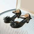 thumbnail image 1 of ATOGUTA Princess Shoes for Girls Rhinestone Decoration Princess Shoes Casual Buckle Sandals, 1 of 4