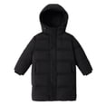 thumbnail image 1 of ATOGUTA Puffer Jacket Boys Insulated Long Quilted Winter Down Coat Warm Hooded Parka Snow Coats Size 4T-13, Black, 1 of 6