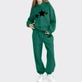 thumbnail image 1 of ATOGUTA Sets For Girls Sweatsuits Kids Hoodie Sweatshirt and Sweatpants Fashion Clothing Sets Size 2T-13, Green, 1 of 5