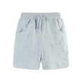 thumbnail image 1 of ATOGUTA Shorts for Boys Summer Sweatpants Kids Cotton Casual Shorts Gray, Size 2-7, 1 of 4
