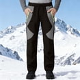 thumbnail image 1 of ATOGUTA Ski Pants Boys Warm Fleece Windproof Water Proof Outdoor Hiking Ski Pants Size 3T-13, Gray, 1 of 6