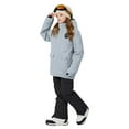 thumbnail image 1 of ATOGUTA Ski Set Kids Ski Jacket Snow Jacket Pants Suits Windproof Waterproof Winter Coats Size 5T-14, Gray, 1 of 5