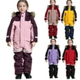 thumbnail image 1 of ATOGUTA Ski Suits for Kids Girls Boys Winter Snowboard Suit Girls Waterproof Ski Coat Size 1T-15, Pink, 1 of 6