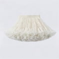 thumbnail image 1 of ATOGUTA Skirt Girls with Elastic Waist Layered Tulle Ballet Dance Princess Dress Birthday Outfit Size 0-10, Beige, 1 of 5