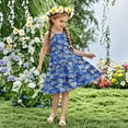 thumbnail image 1 of ATOGUTA Summer Dresses for Girls Sleeveless Cami Dress Kids Casual Crewneck Loose Beach Dresses Size 4T-14, Multicolor, 1 of 6