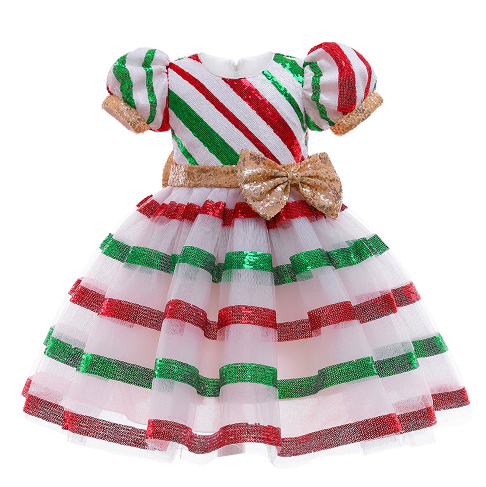 Fluffy Sequins Princess Girls Dress Bridemaids Bow Tulle Wedding Kids Party Dresses For Girl Off Shoulder Pageant Birthday Gown – Buy The Best Products In The Online Store - Foto 3